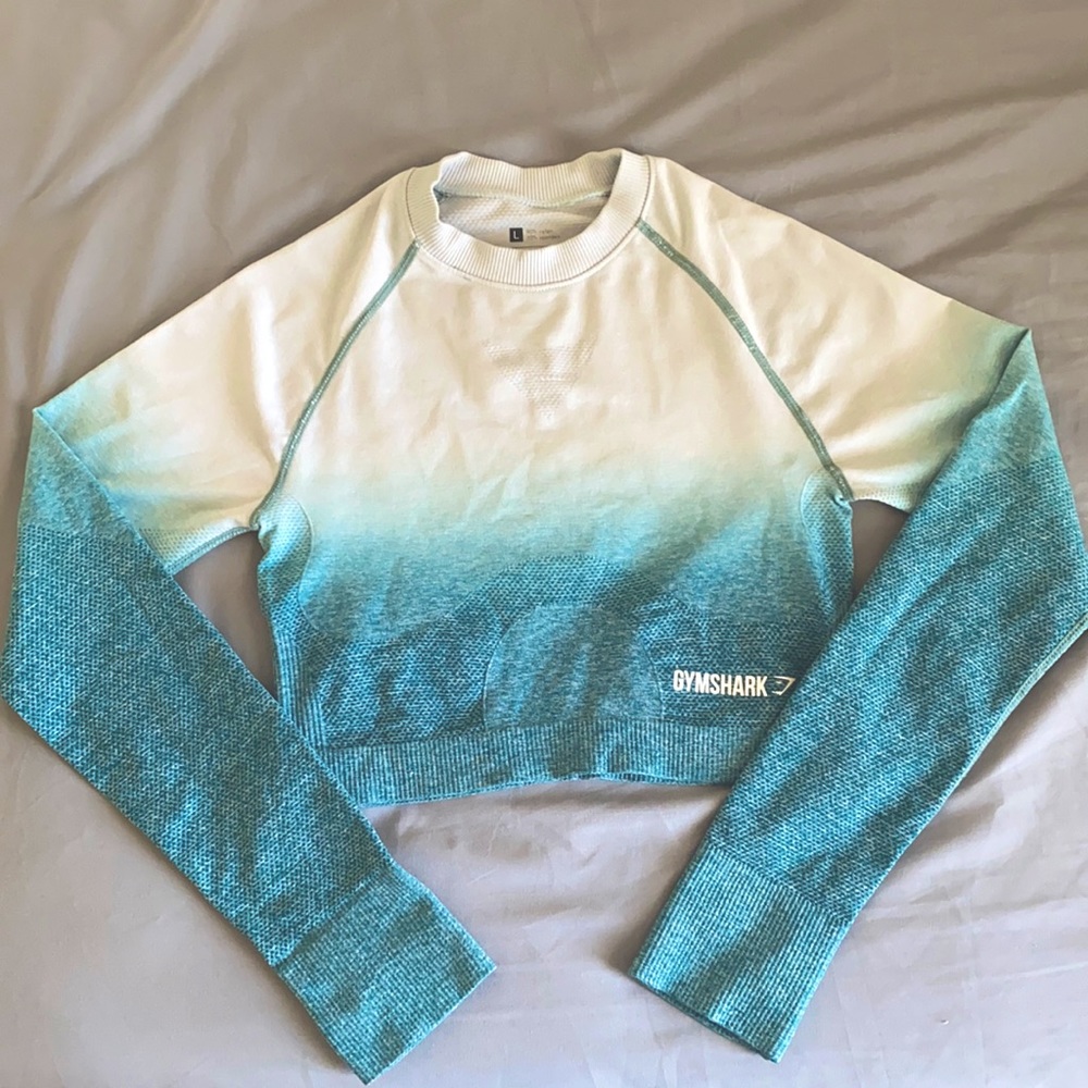 Ombre Gymshark Crop Top Women Large L